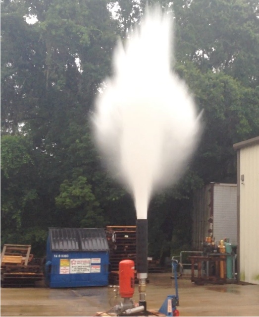 Geyser cannon